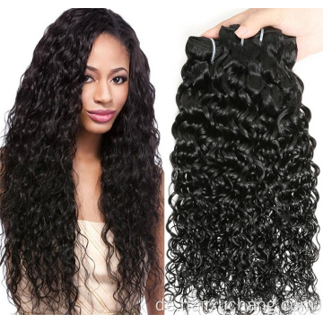 Remy Hair Extension Großhandelspreis Roh 10A menschliches Haar Schuss Jungfrau Brasiliane Deep Wave Curly Gewebe billiges menschliches Haar Bundles